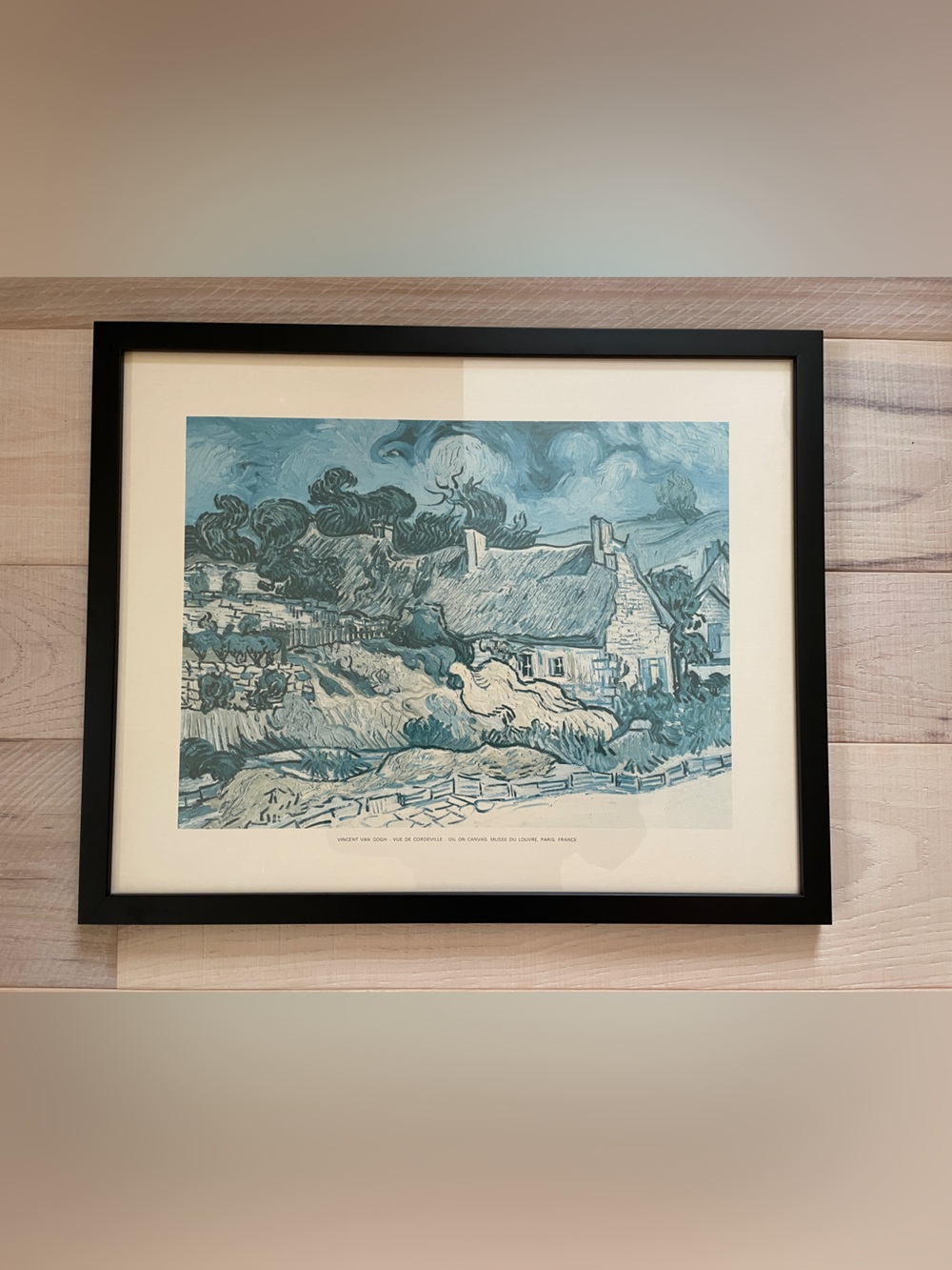 Van Gogh  Lithograph. From the Louvre Museum